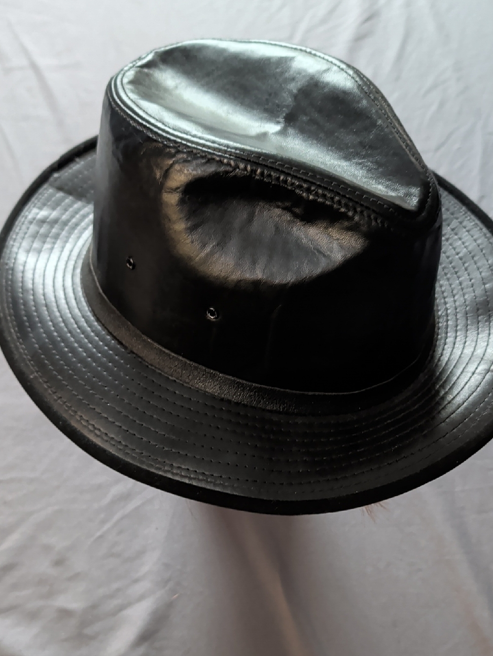 Wilson Black Patent Leather Hat